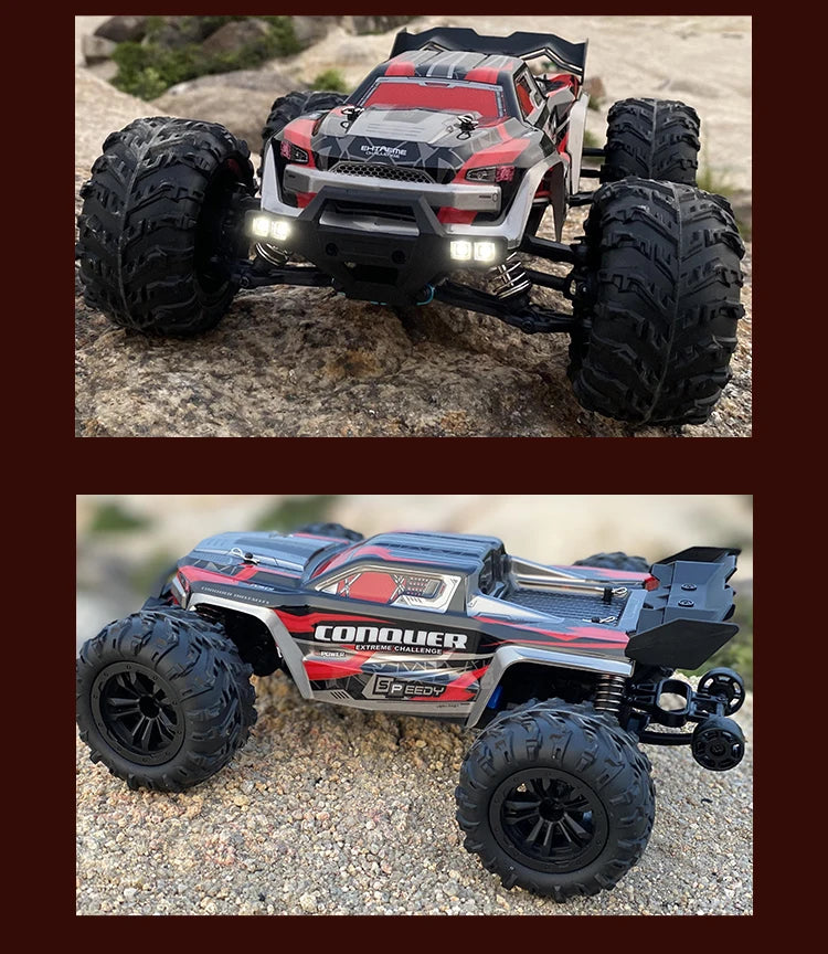 RC SG116 MAX 1:16 High-Speed 4WD RC Drift Racing Monster Truck - 70KM/H Off-Road Remote Control Car for Kids