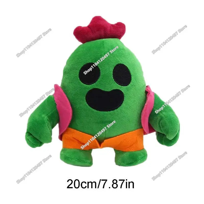 Plush Toy | Spike Plush 10cm-25cm | Brawler Cartoon Theme | Game Character