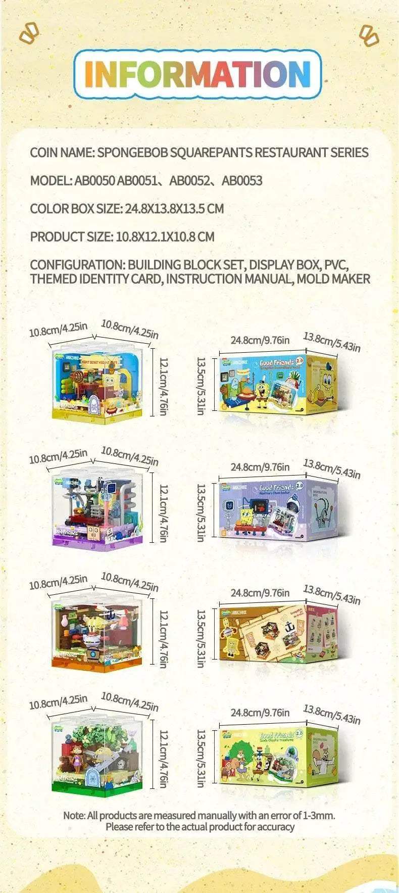 Spongebob Building Blocks Pineapple House Model Kids Gift - ToylandEU