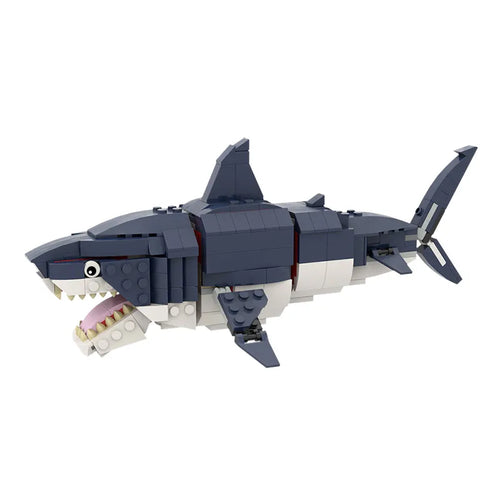 Prehistoric Sea Creatures Building Blocks Set with Shark Gear ToylandEU.com Toyland EU