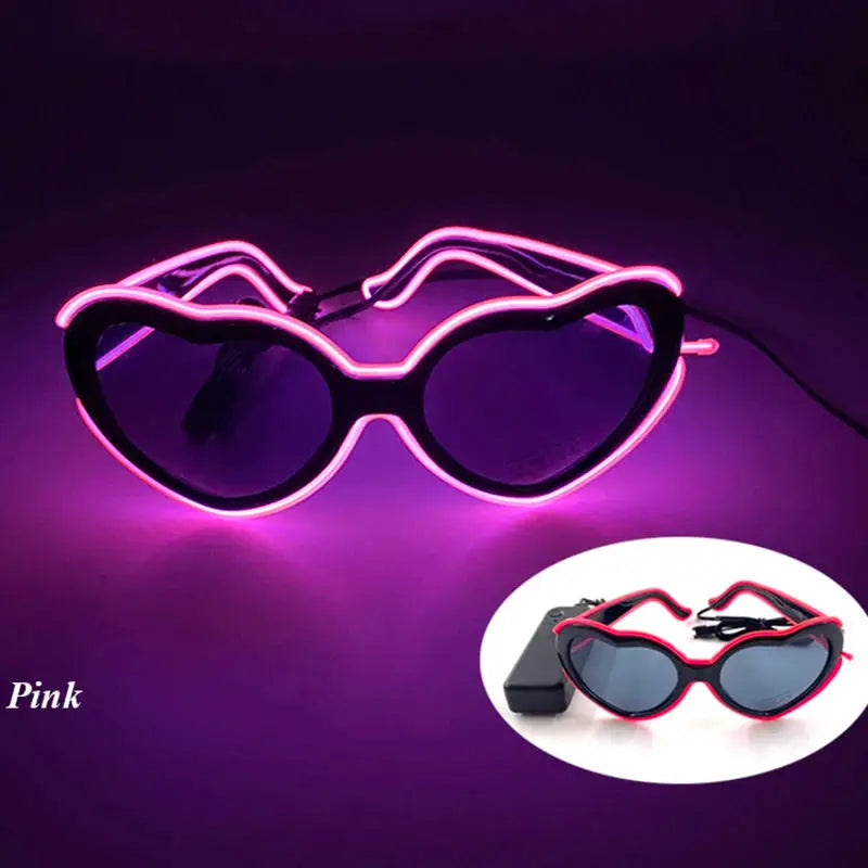 New Party Glasses Luminous Colorful LED Glasses Lighting Up Nightclub DJ Bar Music Dance Party Young Man Children Birthday Gift - ToylandEU