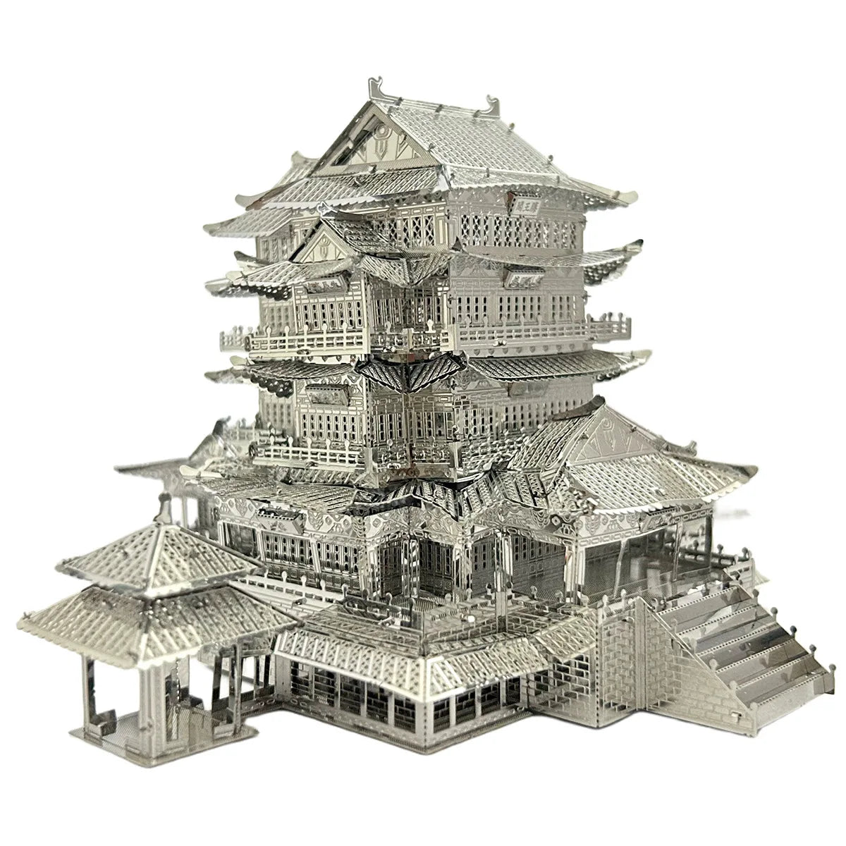 3D Metal Puzzle Tengwang Pavilion | DIY Assembly Model | Chinese Architecture