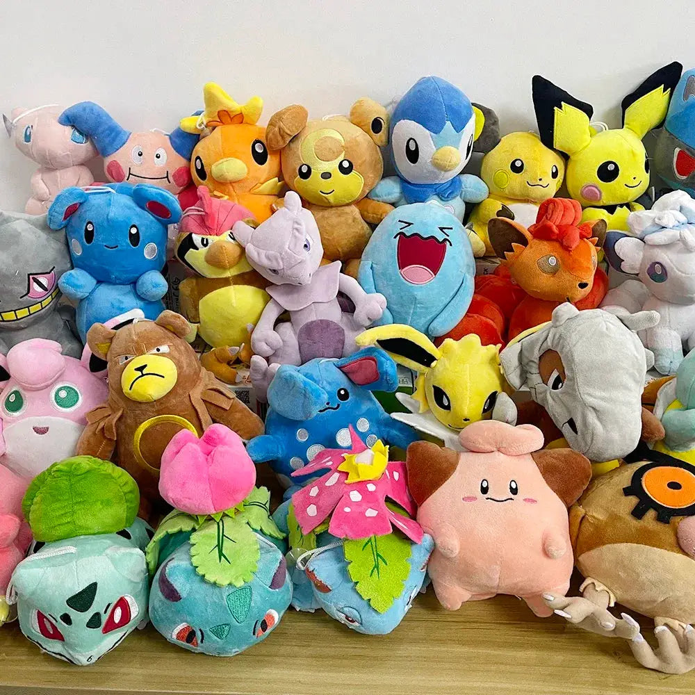Tepig Oshawott Pokemon Stuffed Doll Pokemon Pikachu Sleeping Series Sylveon Glaceon Leafeon Gengar Plush Piplup Peluche Toy Gift - ToylandEU