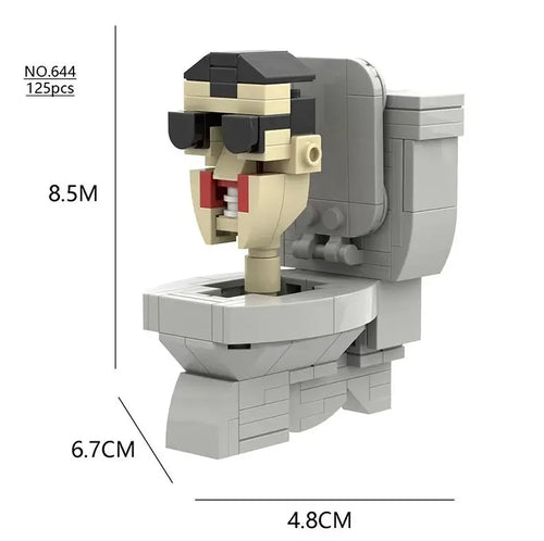 Toilet Horror Game Building Blocks with Speakerman Bosses Camera ToylandEU.com Toyland EU