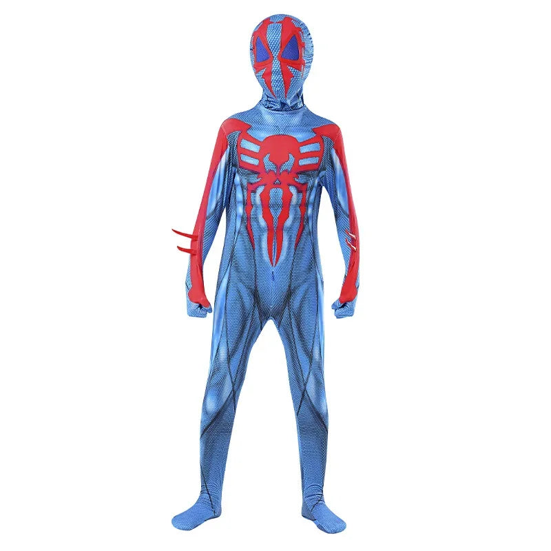 Miguel O'Hara Kids Spiderman 2099 Cosplay Costume - Unisex Fun!