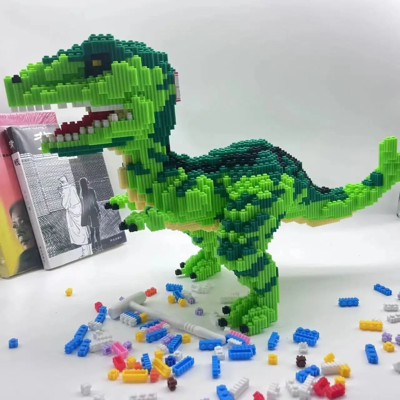 Giant Tyrannosaurus Rex Dinosaur Building Blocks Toy Without Original Packaging Box