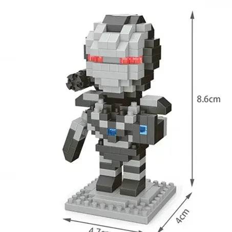 Hero Cartoon Micro Particle Building Blocks Children Assembly Toy Anime Action Figure Boy Girl Kid Gift Cute Toy Building Bricks - ToylandEU