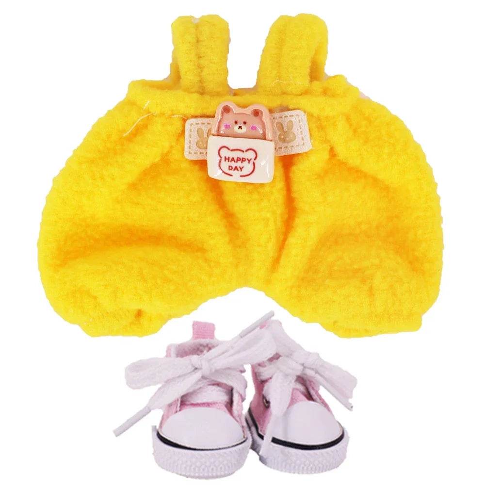 Doll Pants And Doll Shoes For Labubu 17cm Plush Doll Accessories - ToylandEU