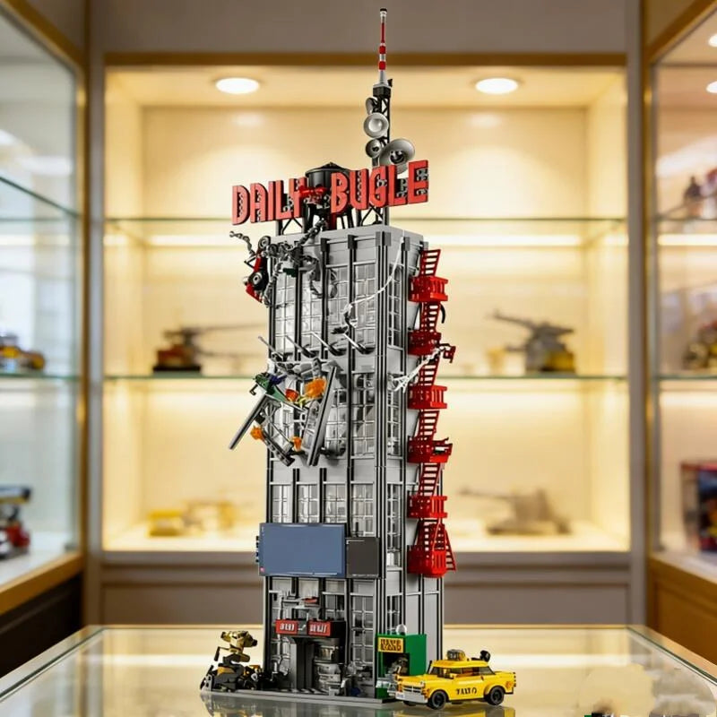 Building Block Set | 3772 Pieces | Daily Bugle Marvel Theme | Ages 18 Plus