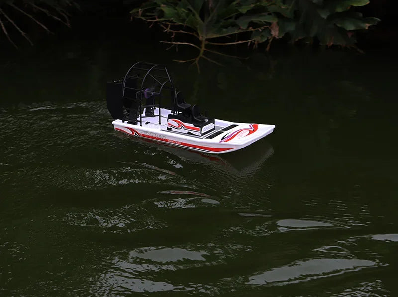 RC JDHMBD GARTT High-Speed Swamp Dawg RC Boat - Turbo Cruise Brushless Remote Control 2-Channel Watercraft