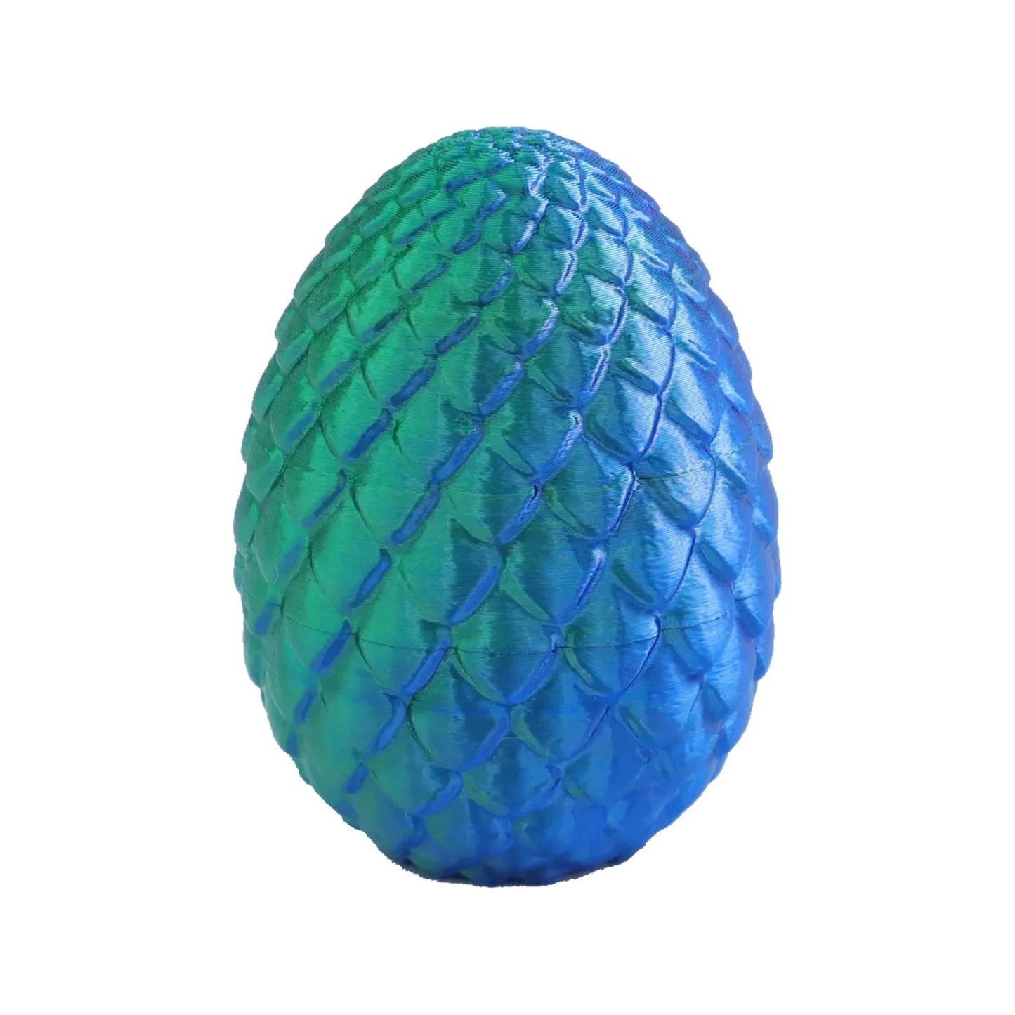 3D Printed Dragon Egg Toy With Articulated Crystal Dragon - ToylandEU