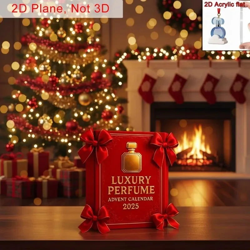 Advent Calendar | 24 Day Blind Box Pendants | 2D Acrylic Countdown | Unisex Christmas Gift