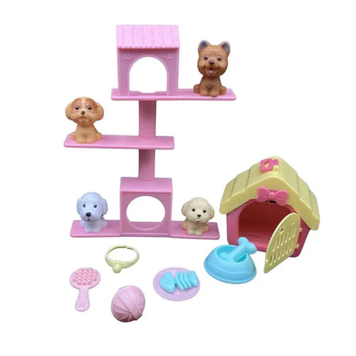 Kawaii Kids Toys 7 Piece Miniature Dollhouse Baby Dolls Game Set ToylandEU.com Toyland EU