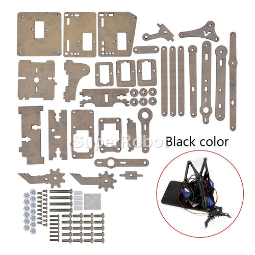 DIY 4-Degree-of-Freedom Acrylic Robot Arm Kit ToylandEU.com Toyland EU