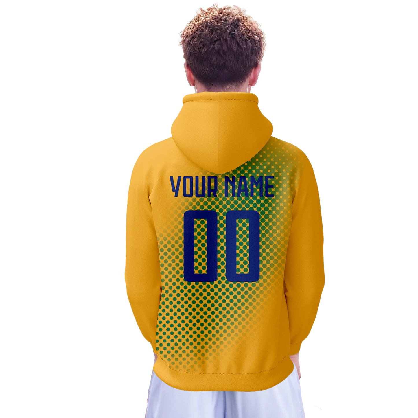 Personalized Australia Soccer Hoodie - Custom Name & Number Sweatshirt for Fans of All Ages