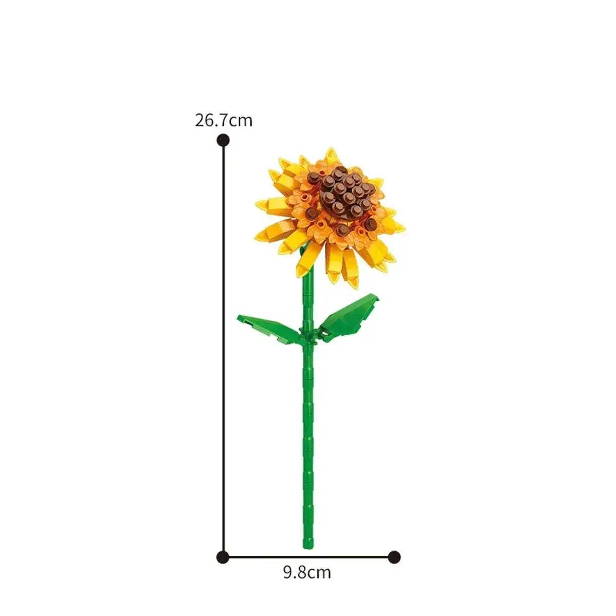 Eternal Block Flower Assembly Bouquet Desktop Decoration Toy - ToylandEU