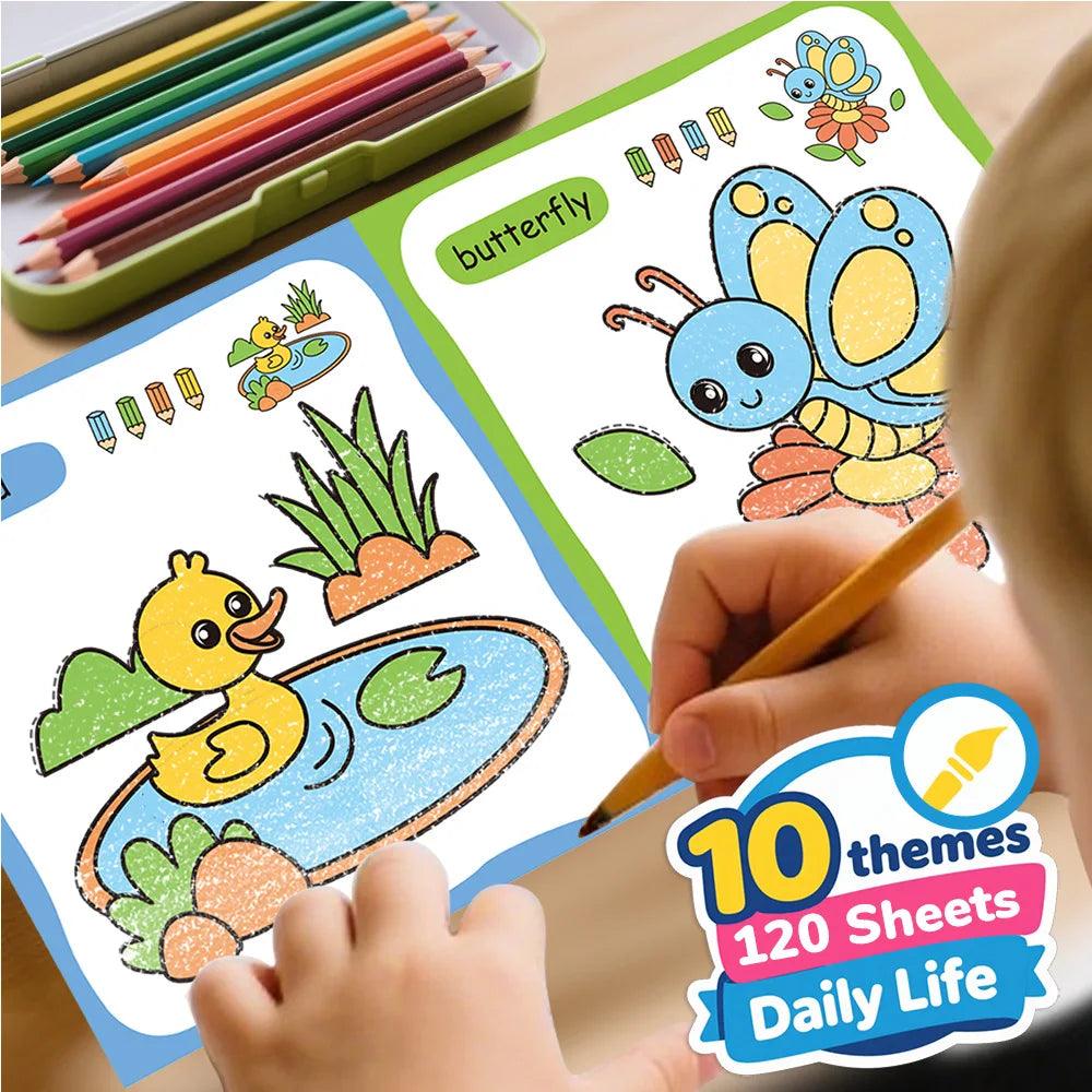 Children Coloring Books | 10 Count | Toylandeu™