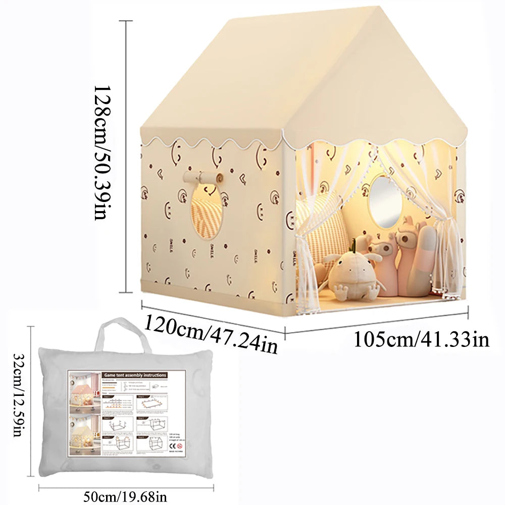 Princess Castle Play Tent for Kids Indoor Outdoor Safe Fun