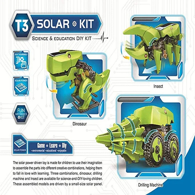 6 in 1 Solar Robot Educational Toy Kit with STEM Technology - ToylandEU