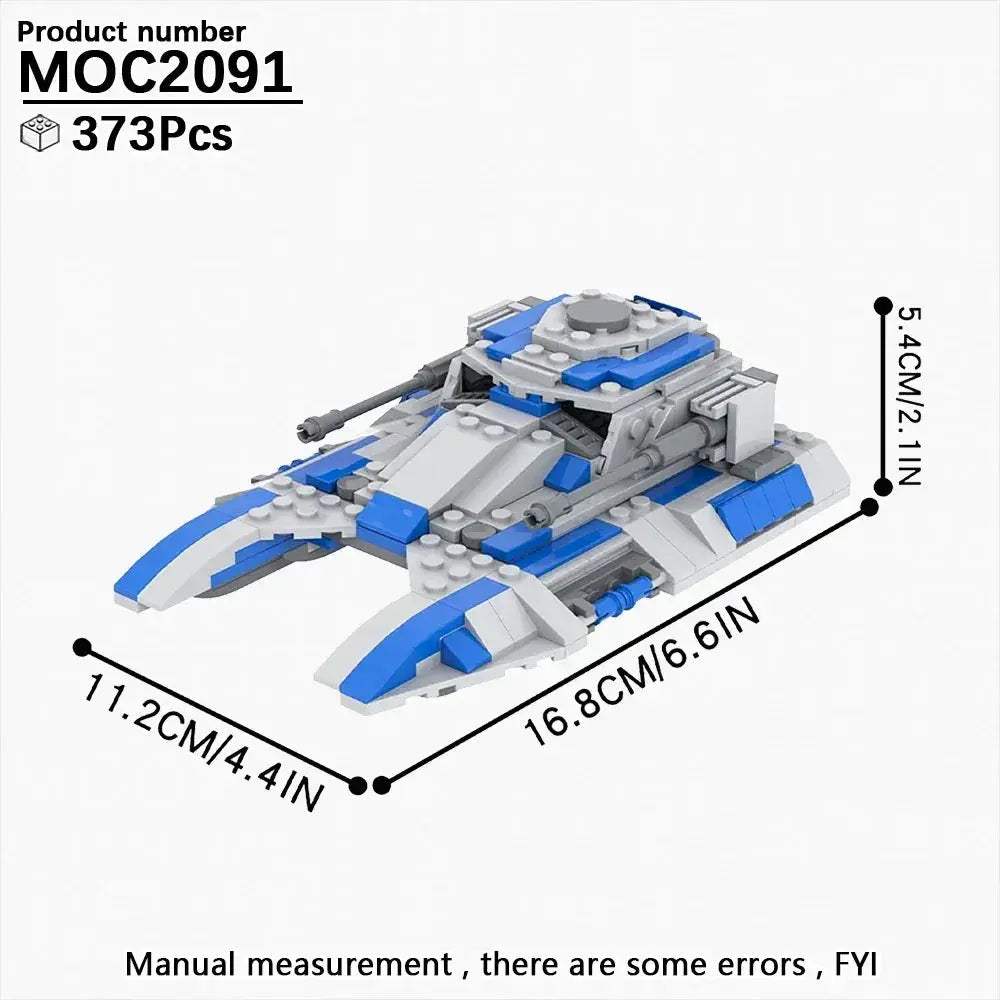 Space War Tank Building Blocks Kit Educational Diorama Toy - ToylandEU