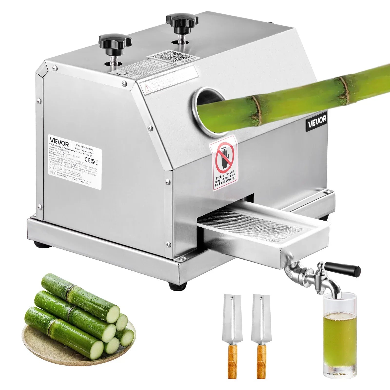 Commercial Sugar Cane Juicer High Output With Stainless Rollers - ToylandEU