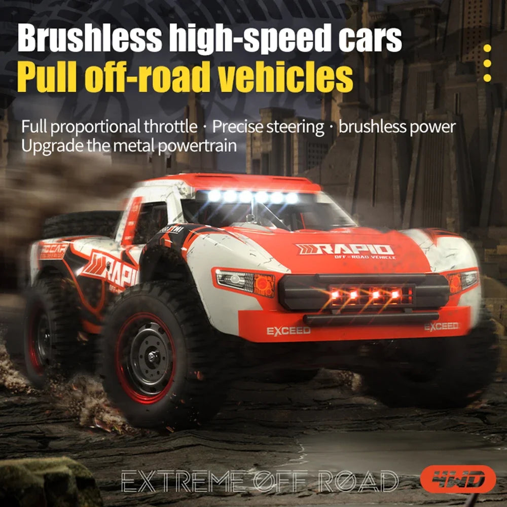 High-Speed JJRC Q130 1:14 Brushless RC Truck - Ultimate Off-Road Fun!