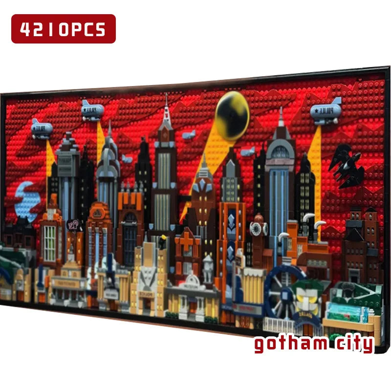Building Blocks Set | 4210pcs | Gotham | Compatible With Standard Bricks | Adult