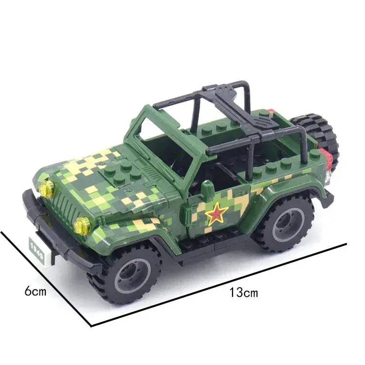 Lego Compatible Military Building Blocks Armored Vehicle Set - ToylandEU