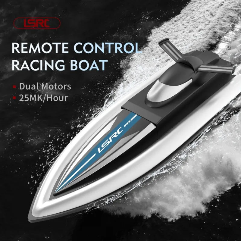High Speed Waterproof RC Racing Boat with 35-Minute Endurance