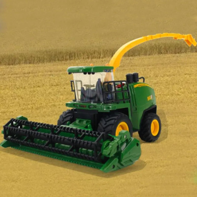 1:24 Newest Remote Control Farm Tractor Harvester Model, Precision