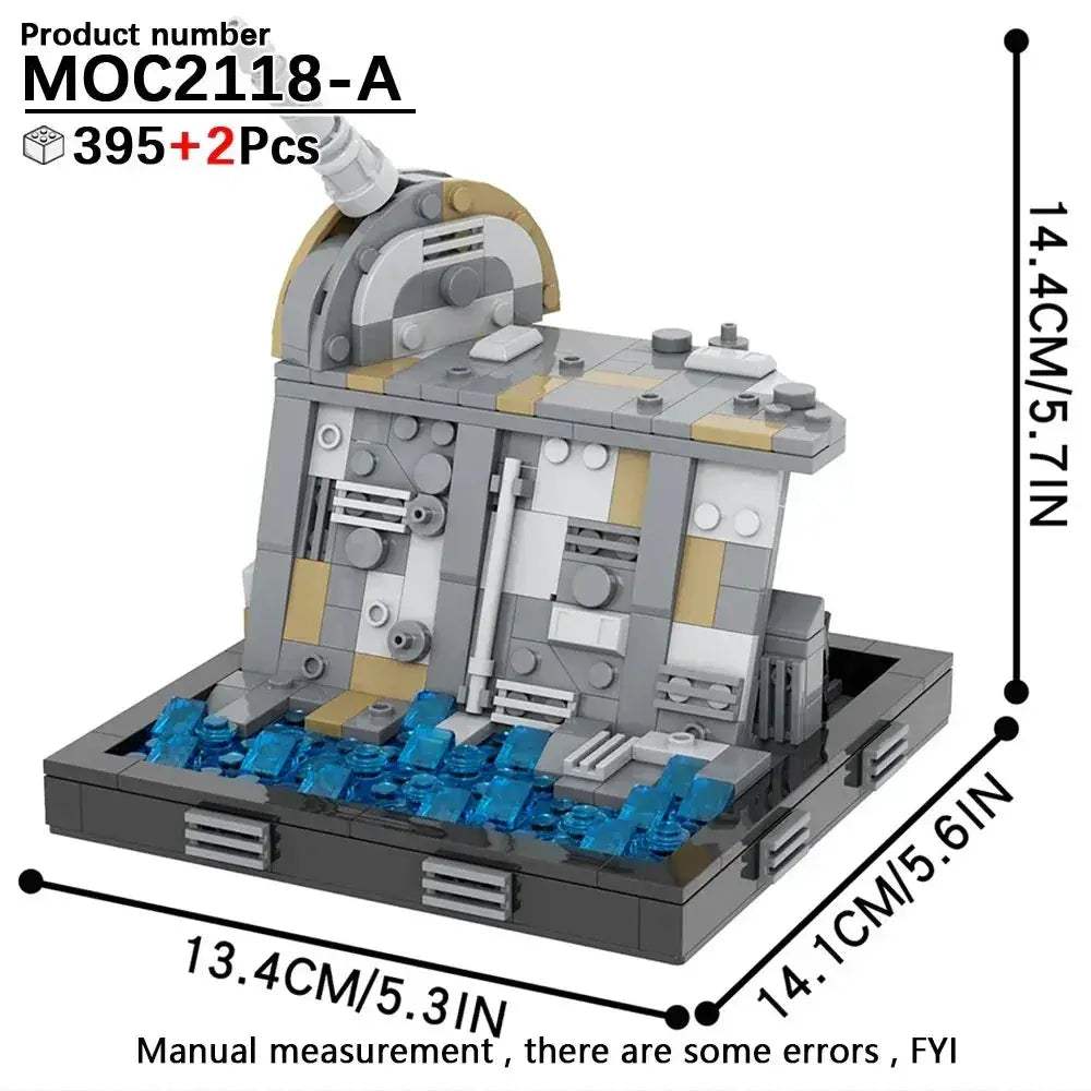 Space War Dueling Arena Building Blocks Set Complete - ToylandEU