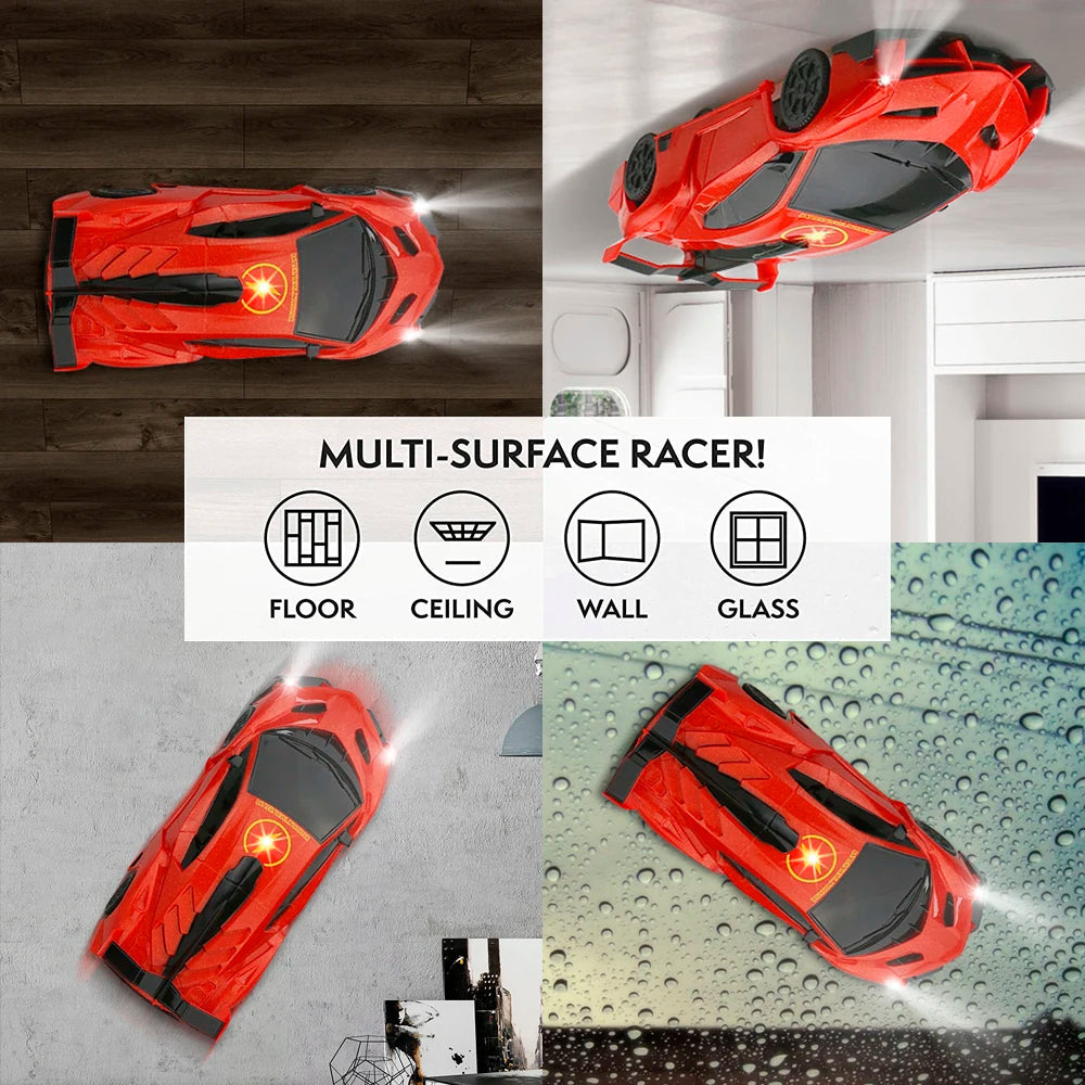 Mini Wall Climbing RC Car with Infrared Remote Control