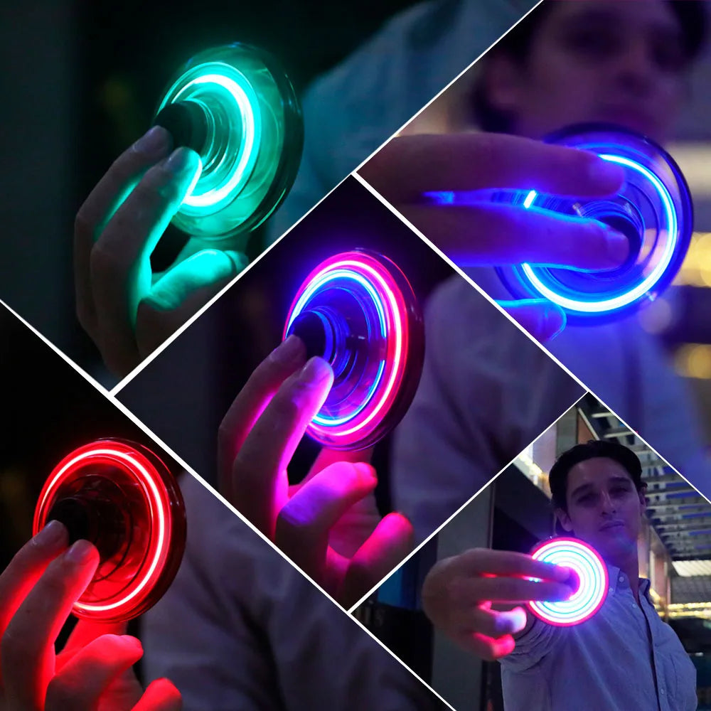 Luminous Gyroscope Fidget Spinner with Plastic Technology - ToylandEU