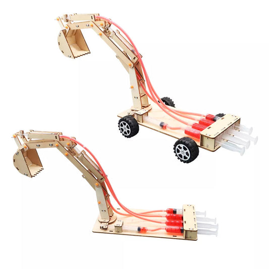 Hydraulic Excavator DIY Student Technology Small Production Science - ToylandEU