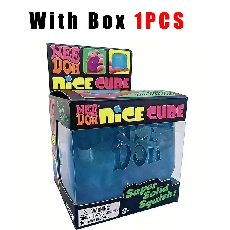 Nee Doh Fidget Cube | Soft Squeeze Relief | Mini Blind Box | Teens