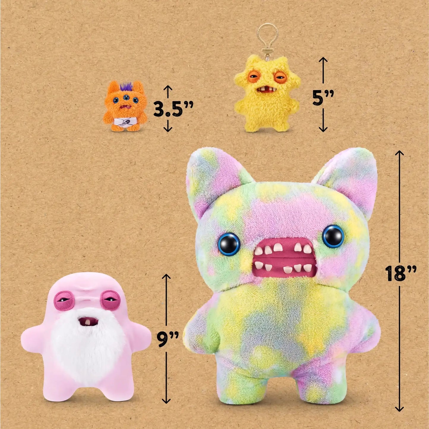 Fuggler Old Fogies Plush Toy Stuffed Animal Collectible Soft Funny Ugly Monster Stuffed Animal Toy 9 inch Cute Cartoon Character - ToylandEU