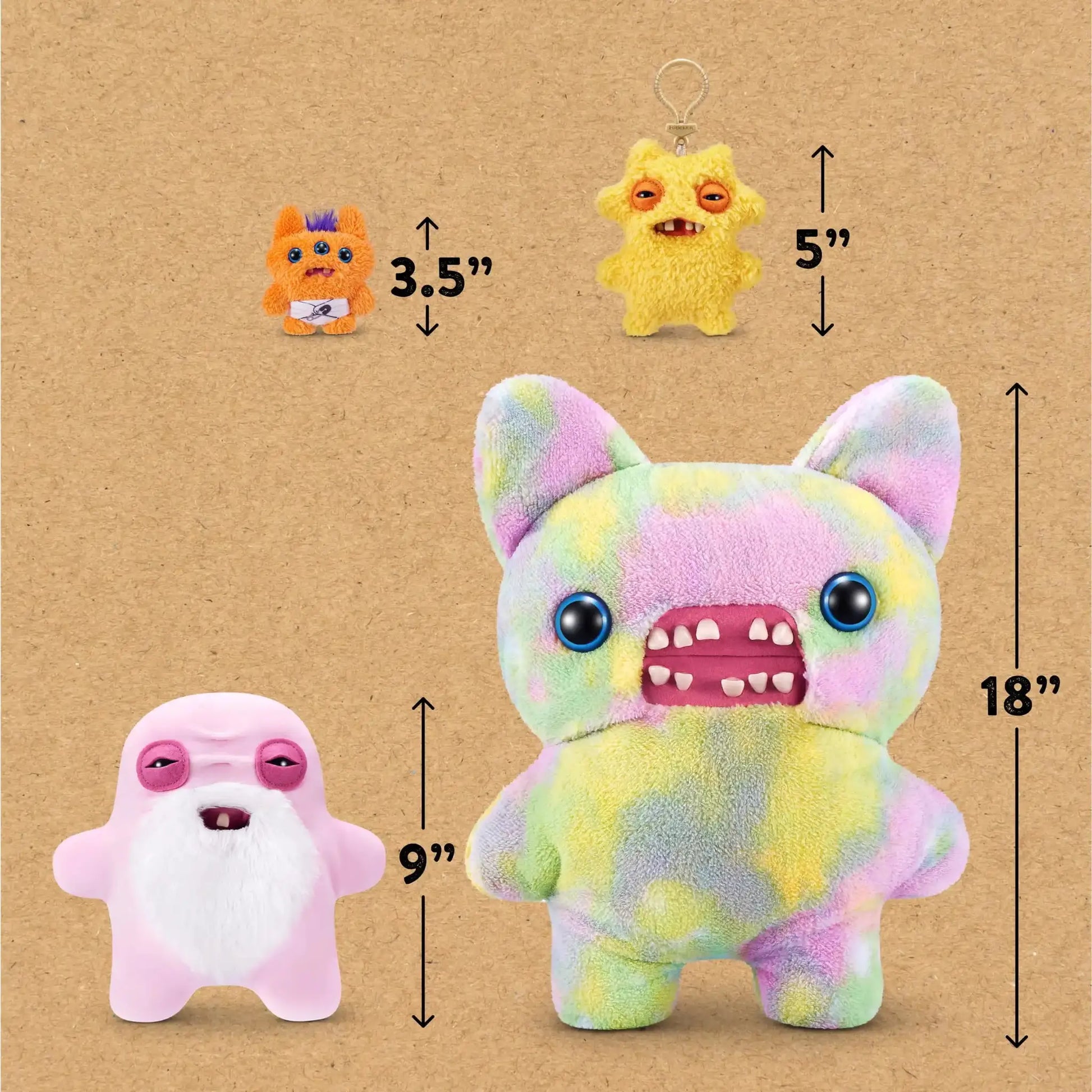 Fuggler Old Fogies Plush Toy Stuffed Animal Collectible Soft Funny Ugly Monster Stuffed Animal Toy 9 inch Cute Cartoon Character - ToylandEU