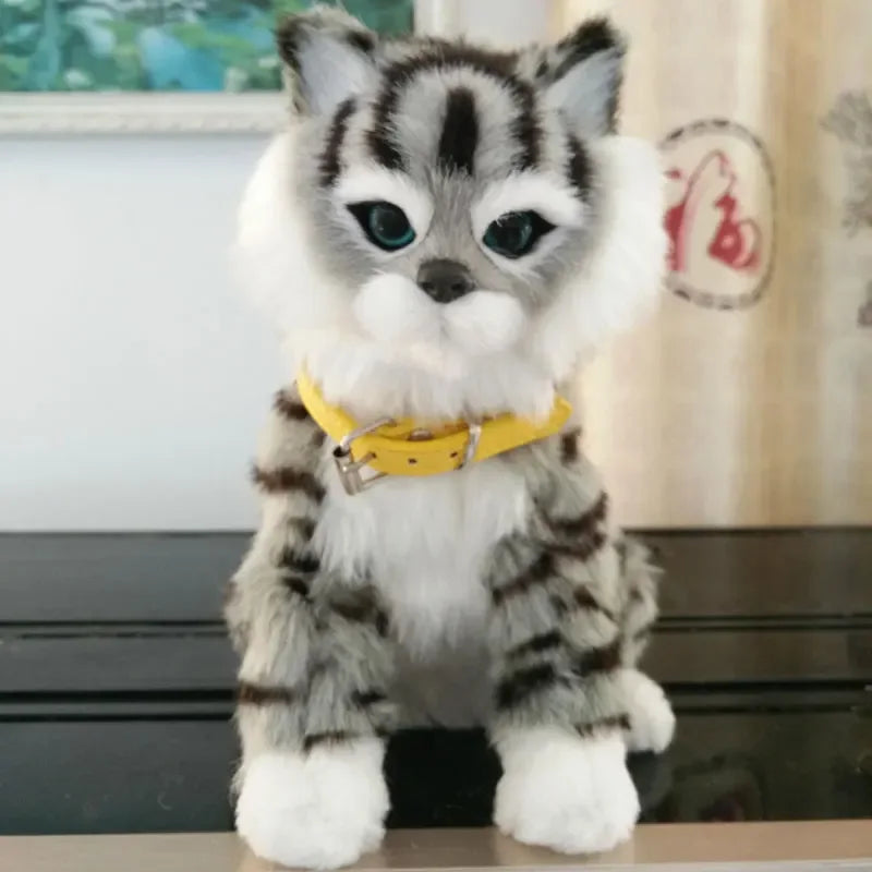 Robot Cat Interactive Plush Toy With Realistic Movements - ToylandEU