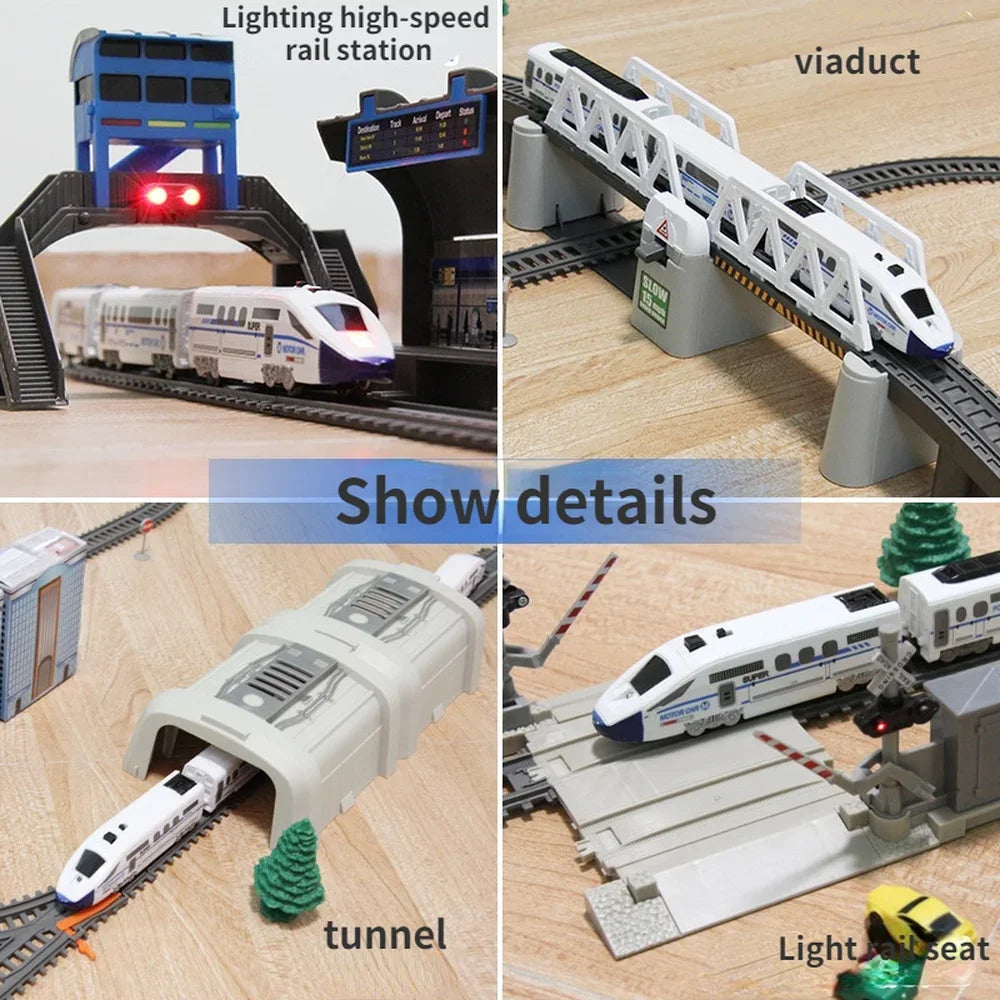 High-Speed Electric Train Model for Model Railway Track - ToylandEU