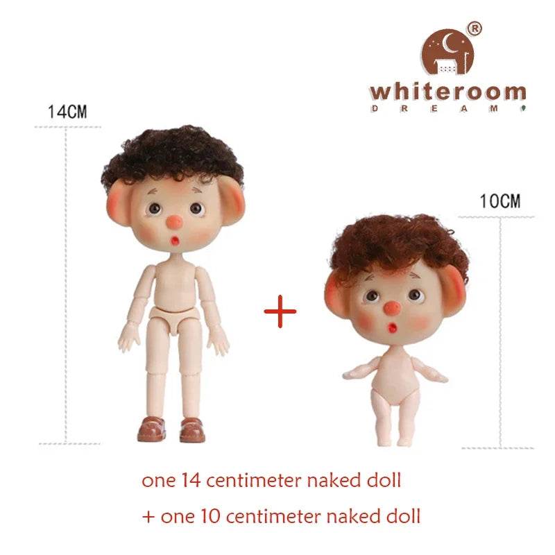 Ob11 Bjd Doll Boy Pig Face Piggy Ball-jointed Mini Doll Gift - ToylandEU