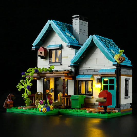 Light Up Your LEGO 31139 Cozy House with DIY USB Powered LED Kit - ToylandEU