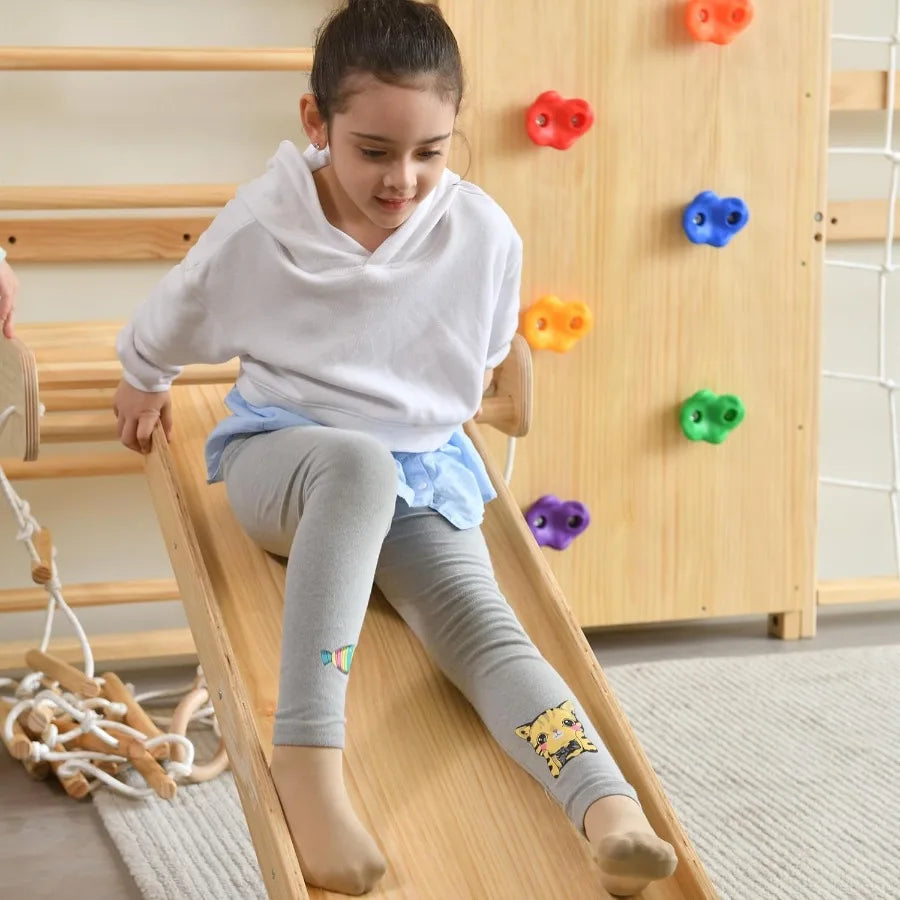 5-In-1 Swedish Ladder Wall Gym Indoor Jungle Gym For Kids