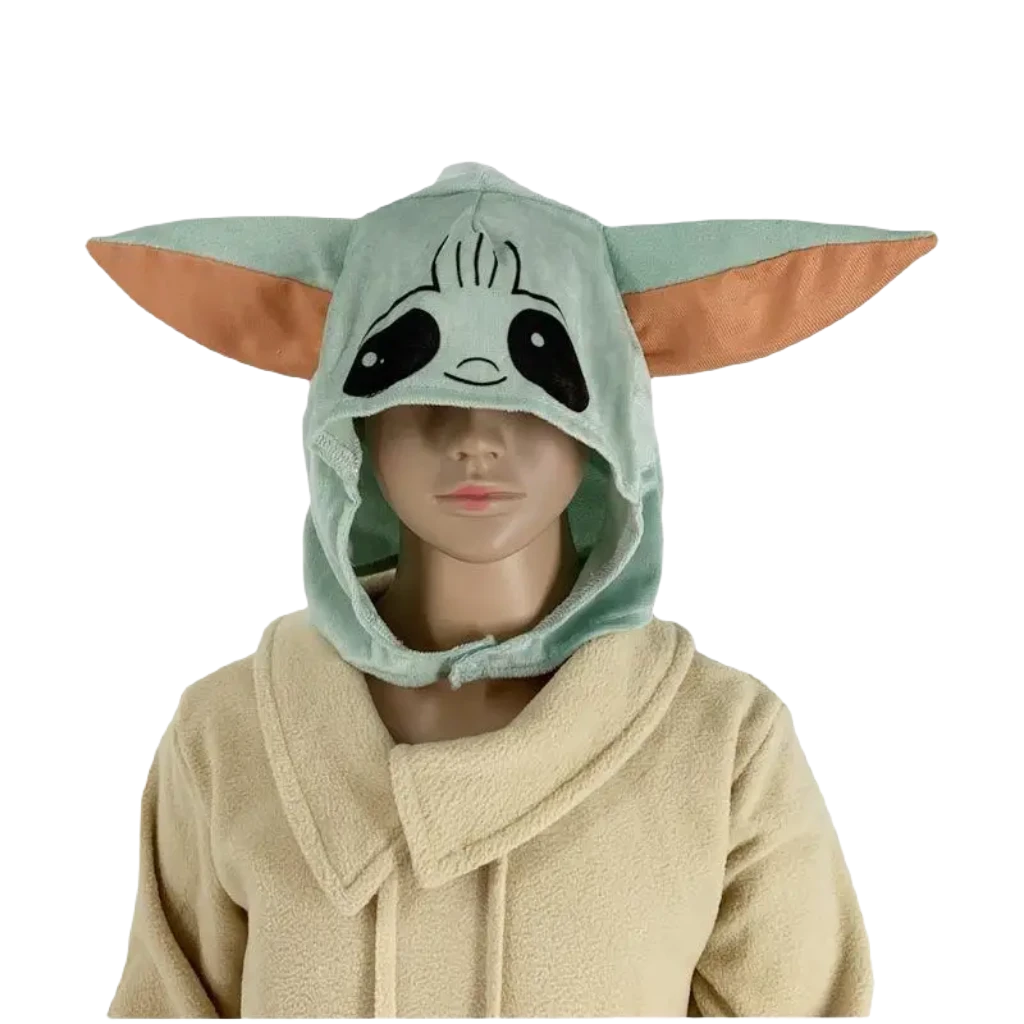 Zawaland Unisex Kids Yoda Costume - Fun Halloween Costume with Headgear