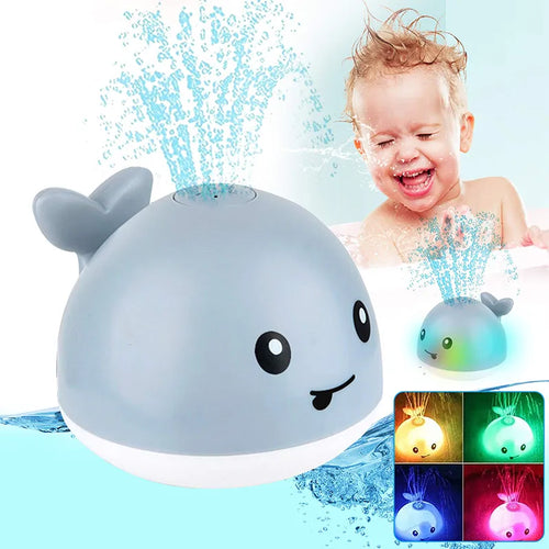 Whale Baby Bath Toy with Automatic Sprinkler and Flashing Lights for Fun and Engaging Bath Time ToylandEU.com Toyland EU