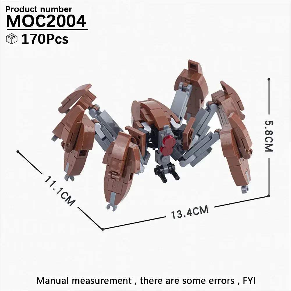 Space Droid Building Block Set Model Kit For Kids Learning - ToylandEU