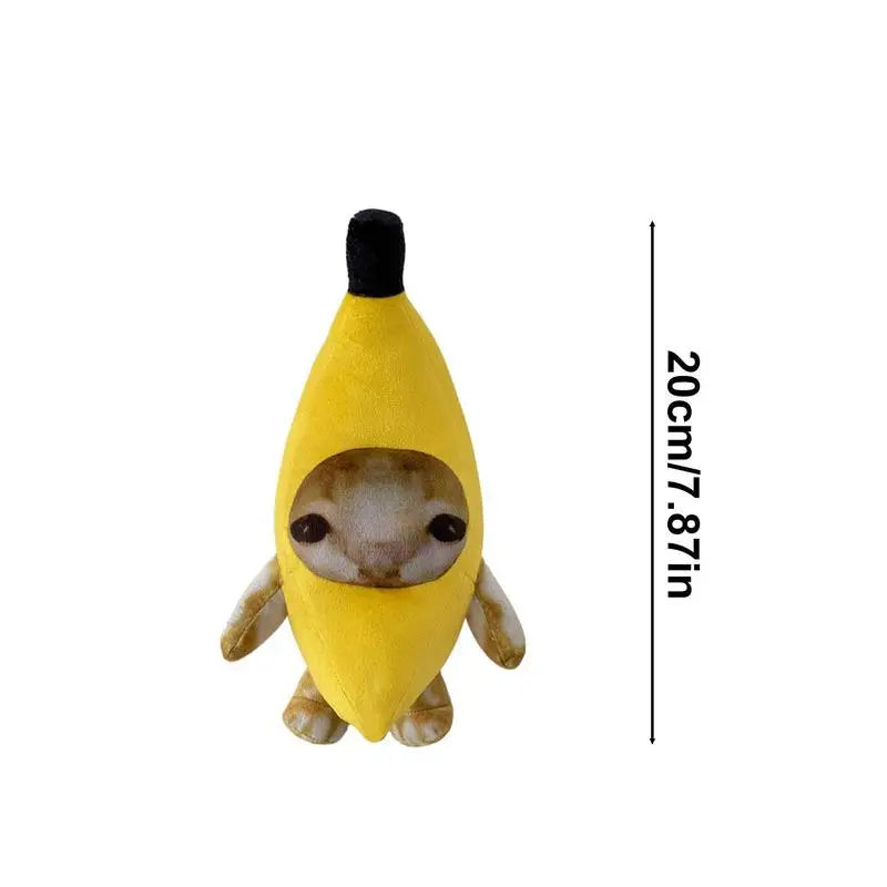 Adorable Banana Cat Plush Toy - Perfect Gift for Cat Lovers & Decor