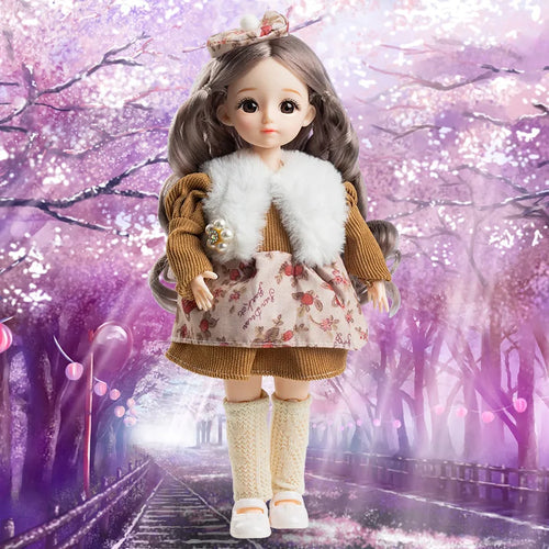 Kawaii 30cm BJD Doll with Princess Clothes and Accessories ToylandEU.com Toyland EU