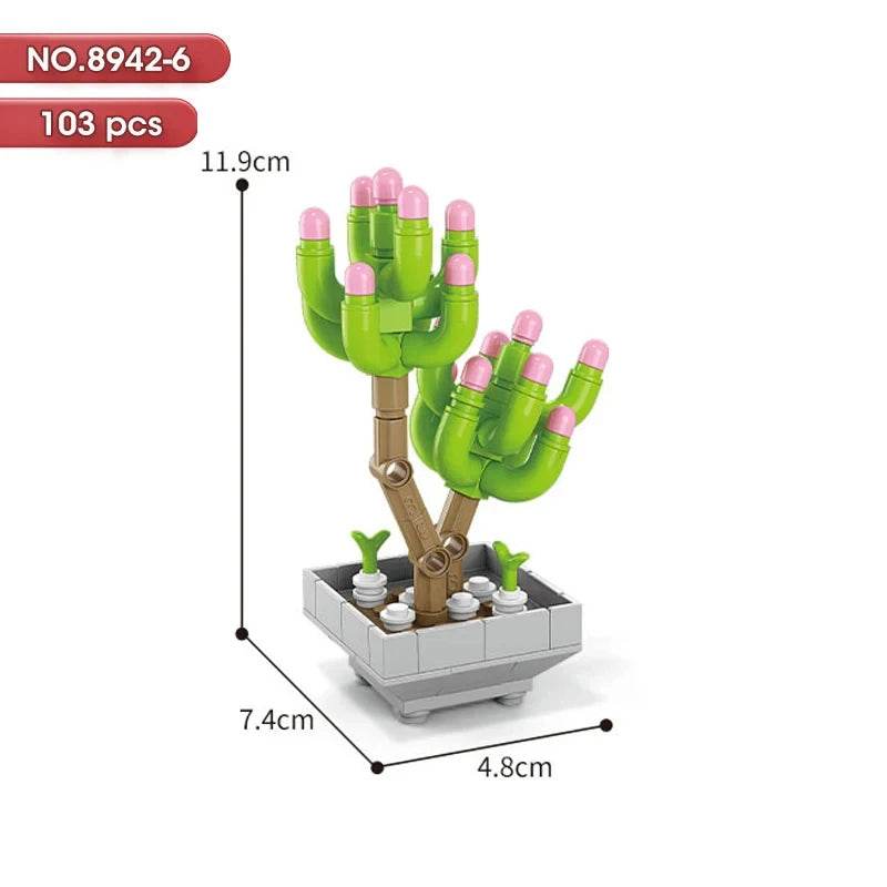 Educational Blocks Lego Compatible Floral Bonsai Kit Kids - ToylandEU