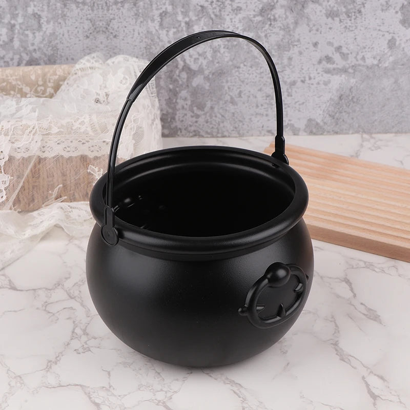 Halloween Witch Cauldron | Heavy Plastic Build | Candy Bucket | Party Decor