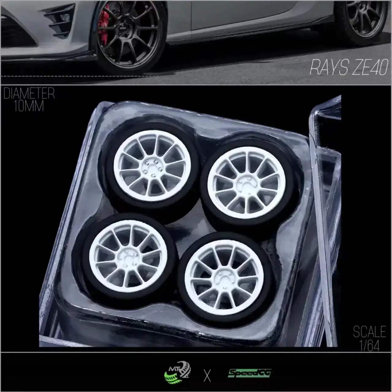 Diecast 1 64 Scale Wheels With Premium Rubber Tires - ToylandEU